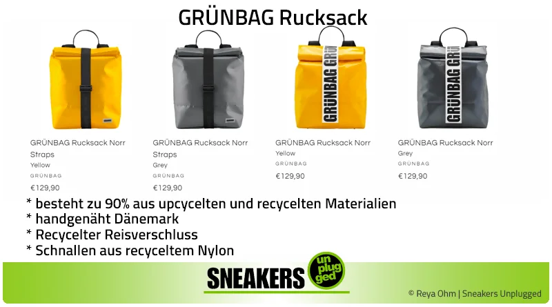 Trip Deutschland - Nachhaltige und vegane Rucksäcke für einen umweltbewussten Lebensstil bei Sneakers Unplugged