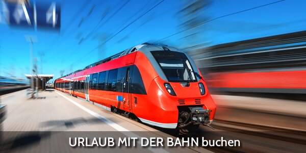 Bahnurlaub nachhaltige Reise buchen - Deutschland